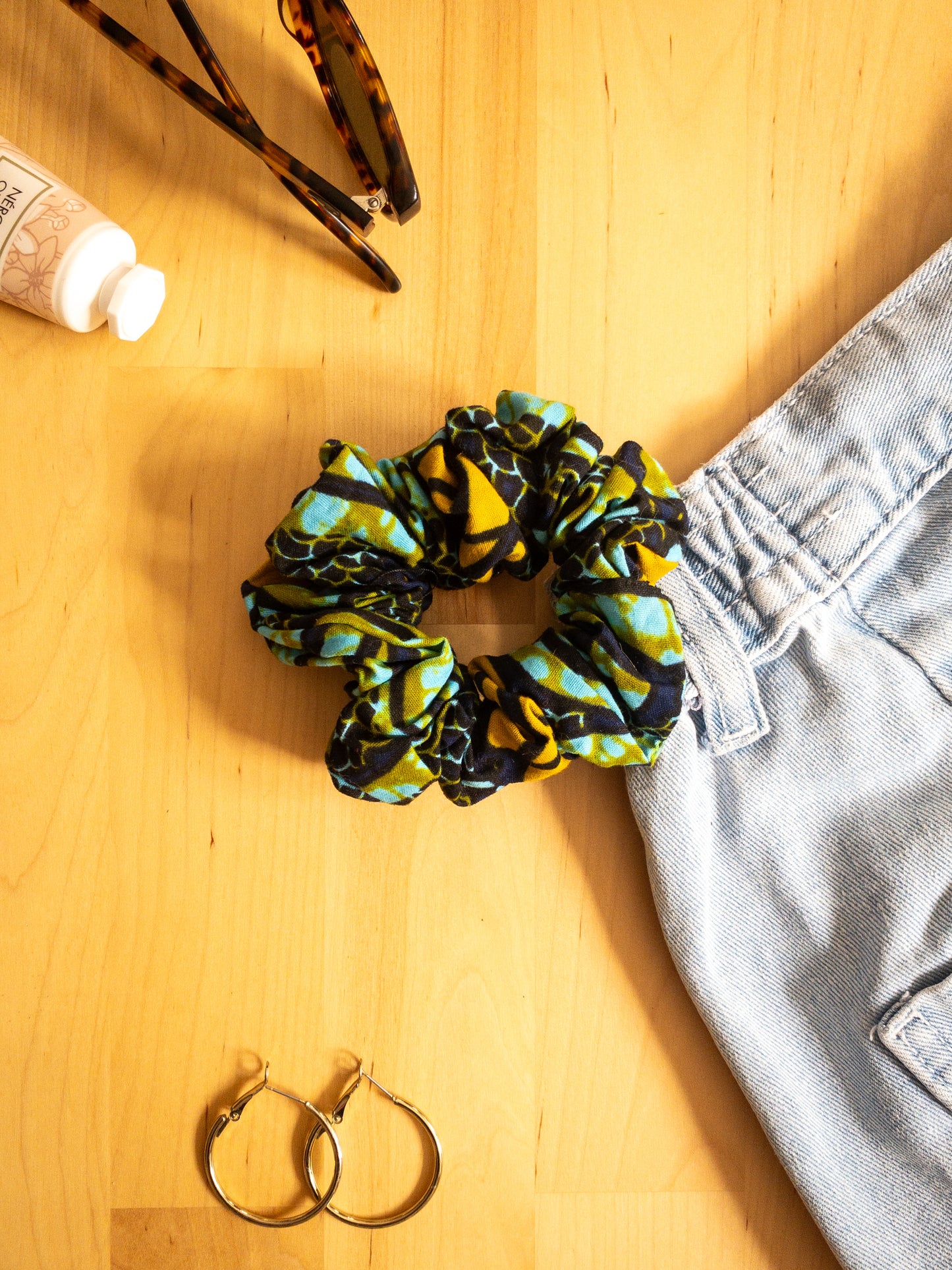 African Print Scrunchies