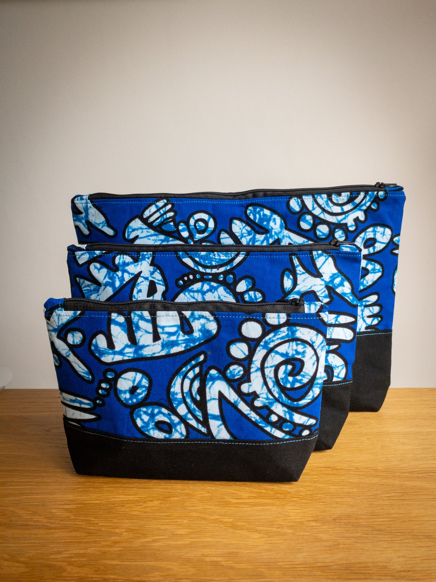 Kitenge Zip Pouches (Multiple designs)