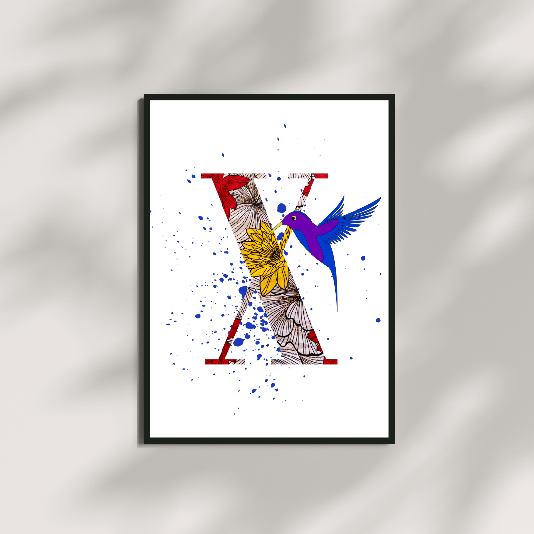 Animal Alphabet Initials A4 Prints