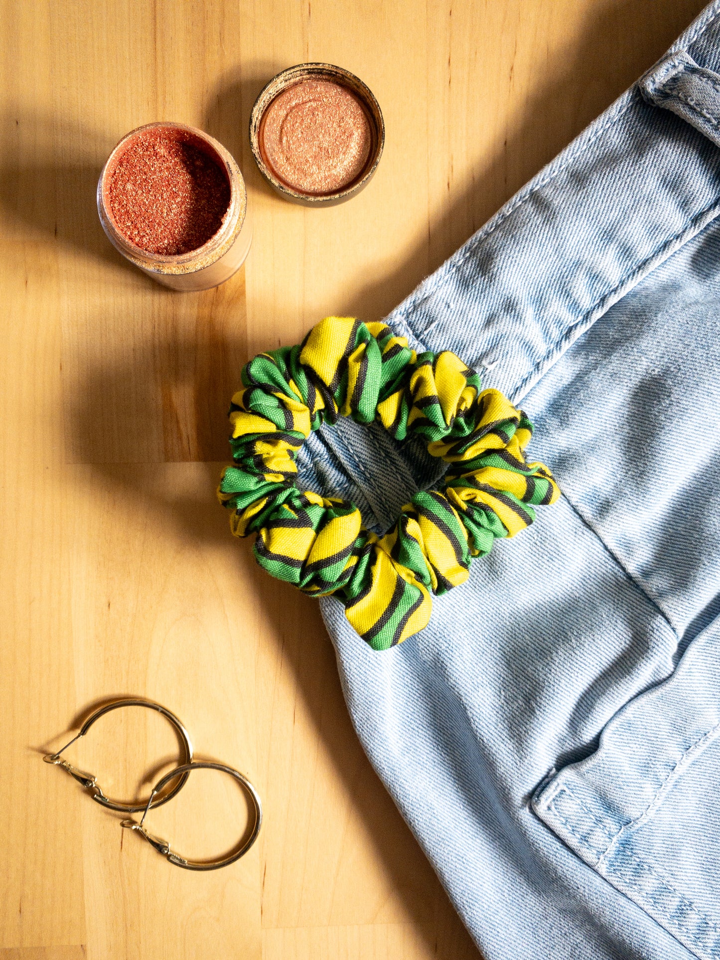 African Print Scrunchies