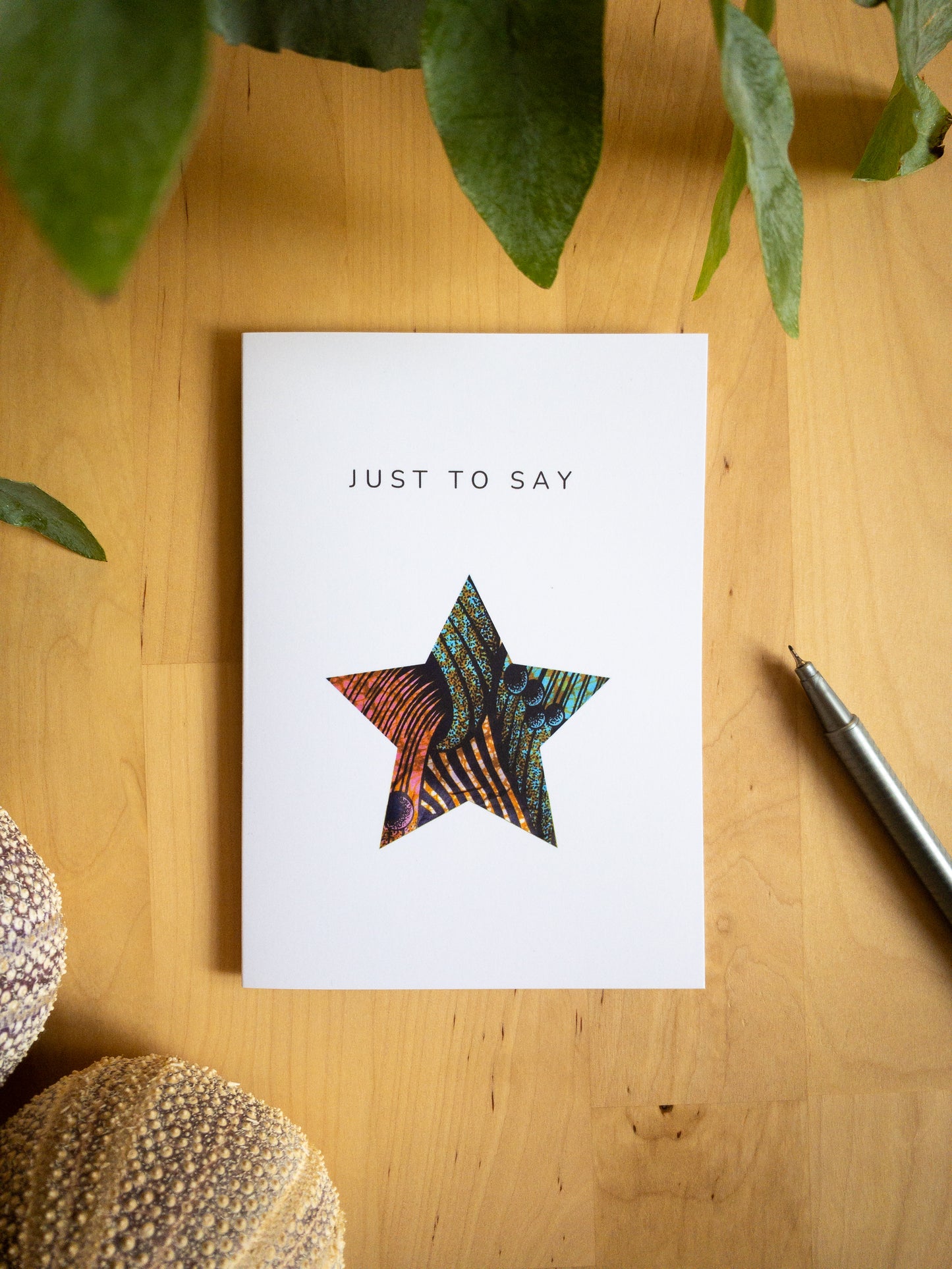 Just to Say Greeting Card